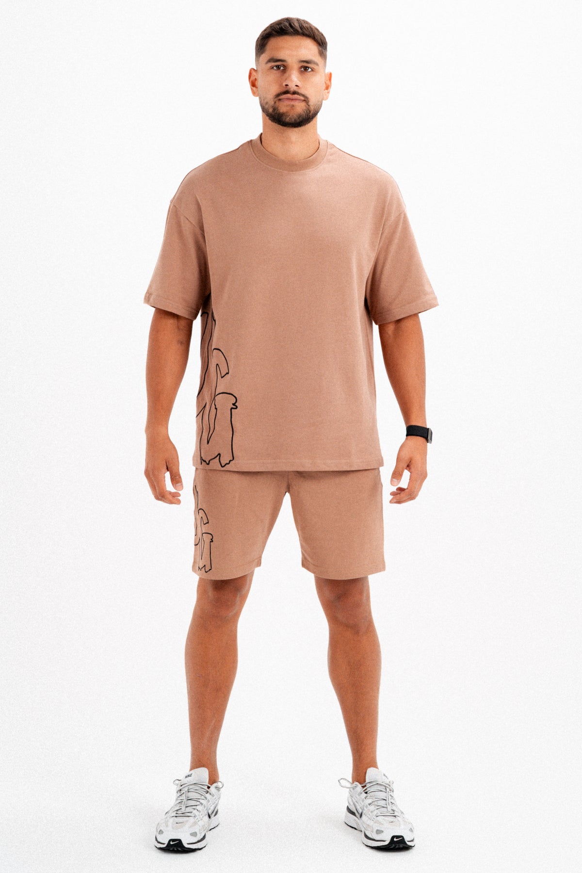 CODE OF SILENCE TEE- (ESPRESSO/BLACK)