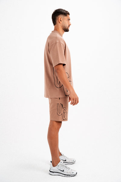 CODE OF SILENCE TEE- (ESPRESSO/BLACK)