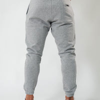 Grey Puff Print Joggers
