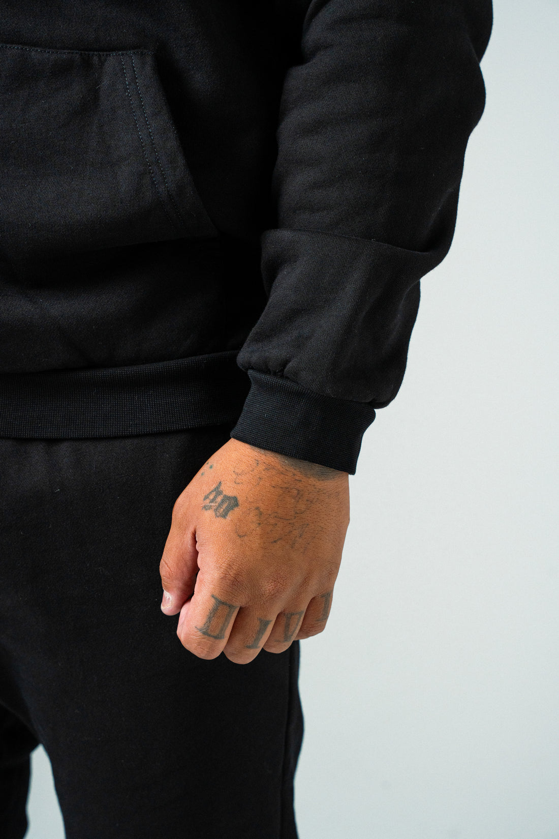 Hype Trackpants Black/Snow