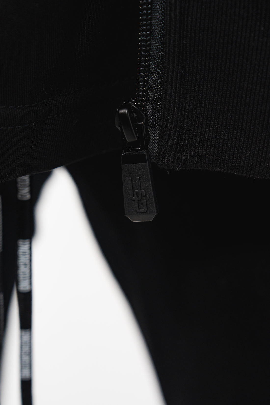 Black 3D Embroidered Trackpants