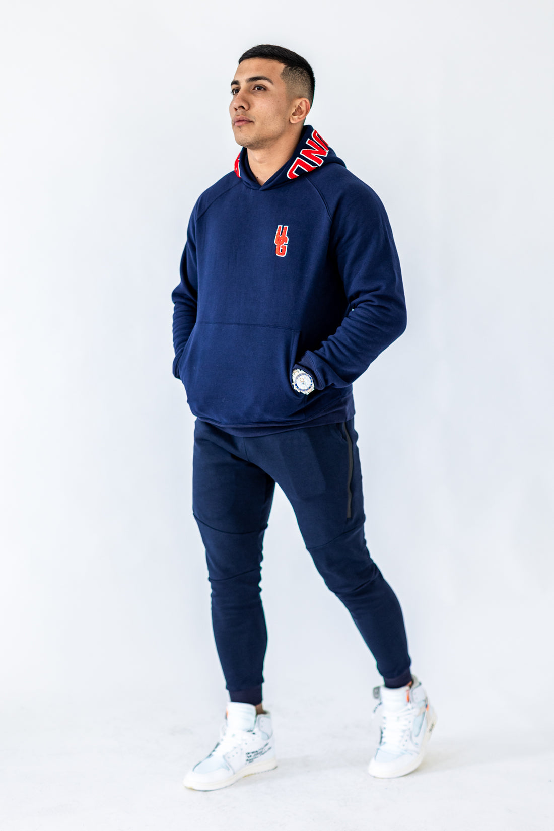 Tapered Joggers x Navy