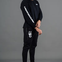 Long Sleeve Tee Black/White