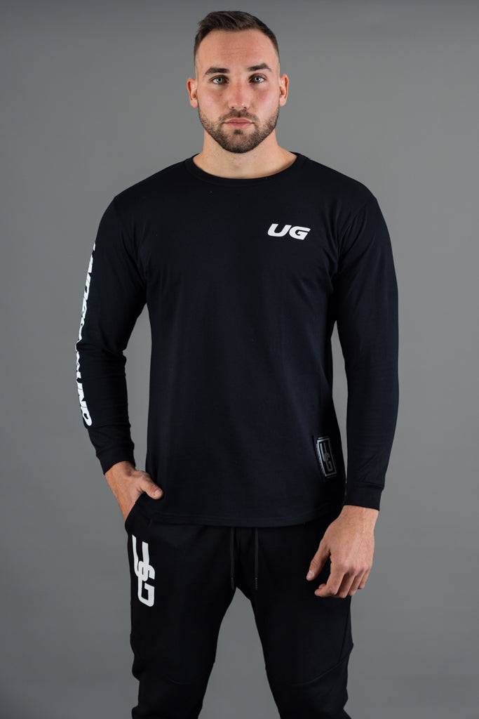 Long Sleeve Tee Black/White