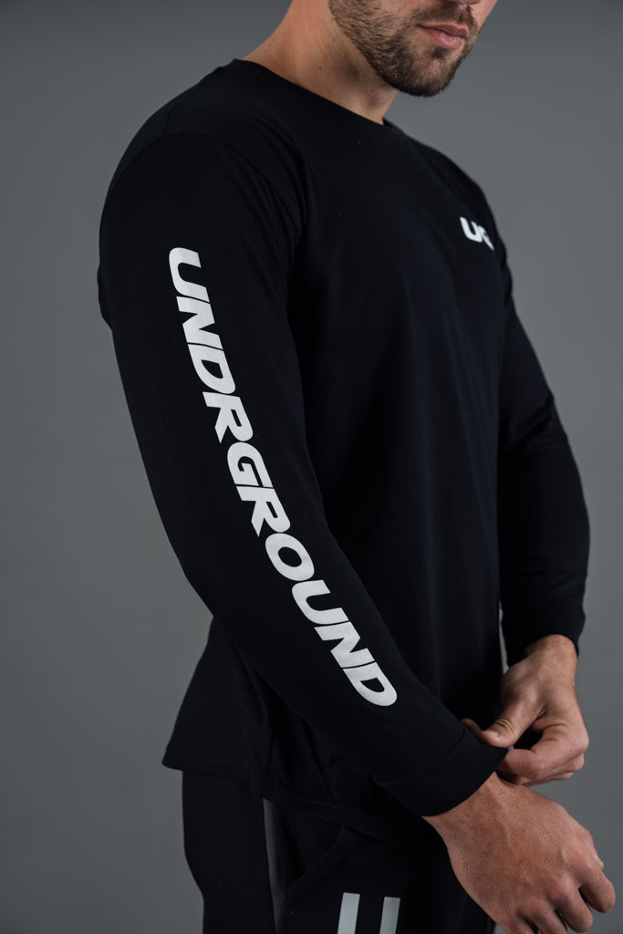 Long Sleeve Tee Black/White