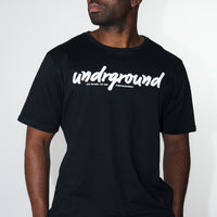 Fitted Black Tee “OUT THA MUD”