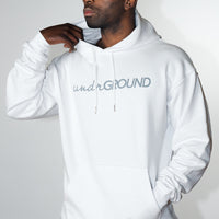Oversized Hoodie White/Grey