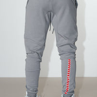 Tapered Joggers Grey/White