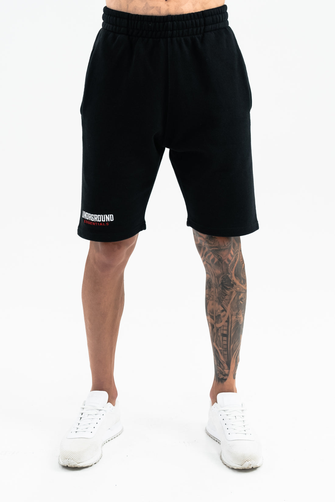 Cotton Shorts x Black/Red