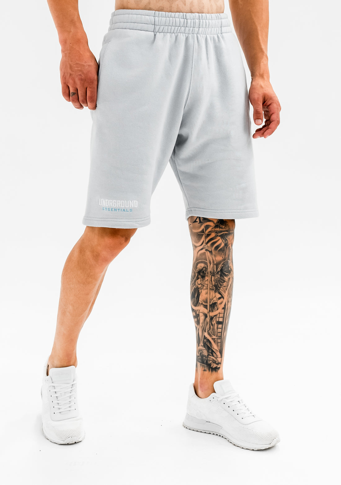 Cotton Shorts x Blue Grey