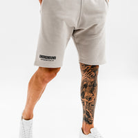 Cotton Shorts x Taupe/Black